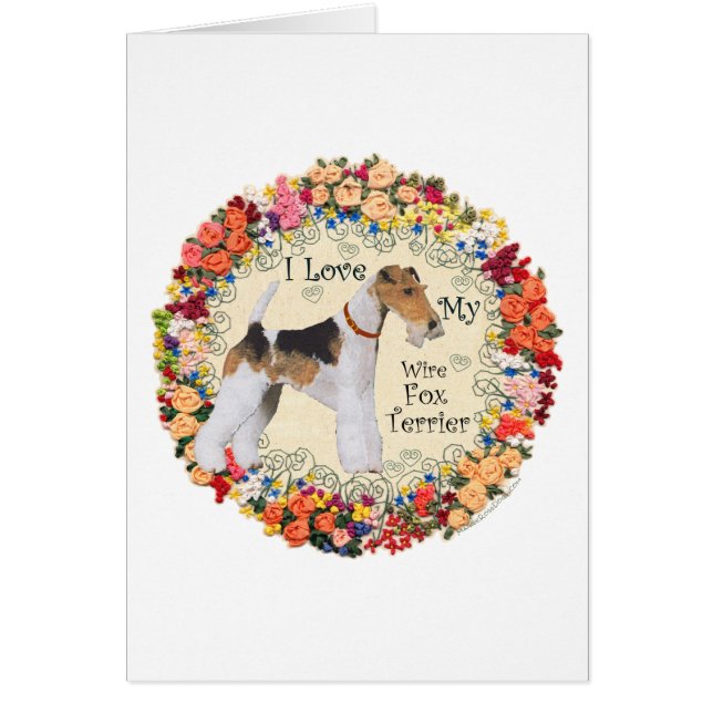 Amor por el Fox Terrier de Pelo de Alambre (Frente)