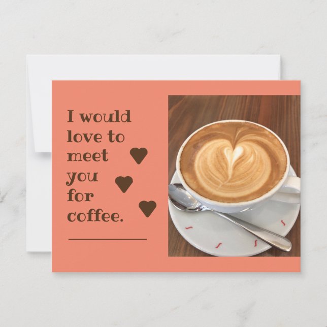 Amor por encontrarse para la tarjeta de saludo de  (Anverso)