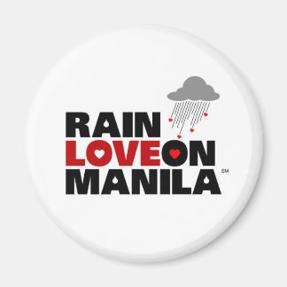 Amor por la lluvia en el imán de Manila