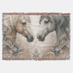 Amor por la manta de los caballos lanzados