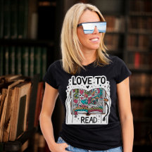 Amor por leer camiseta
