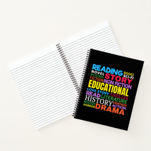 Amor por leer libros - Arte con palabras de género