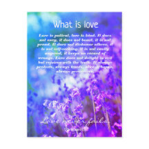 Amor, postal cristiana