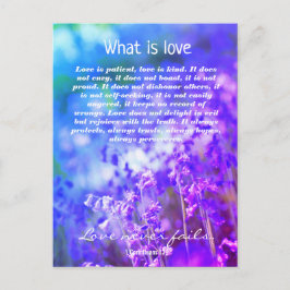 Amor, postal cristiana