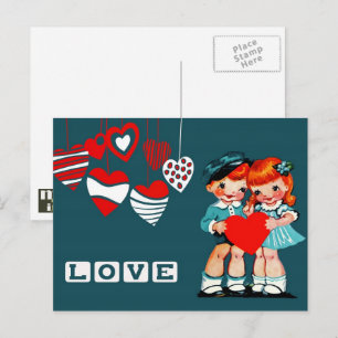 Amor. Postales El día de San Valentín para niños d