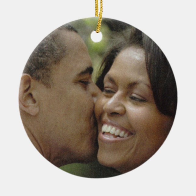 AMOR PRESIDENCIAL, ornamento de BARACK OBAMA (Frente)