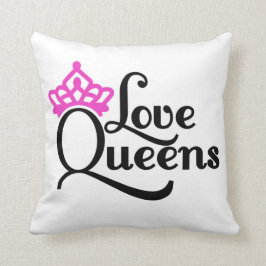 Amor Queens almohada decorativa