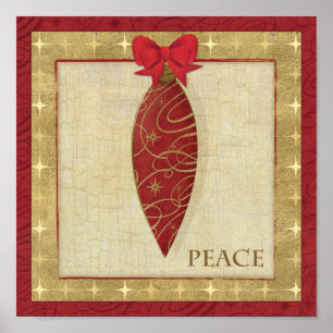 Amor rojo de la decoración del navidad