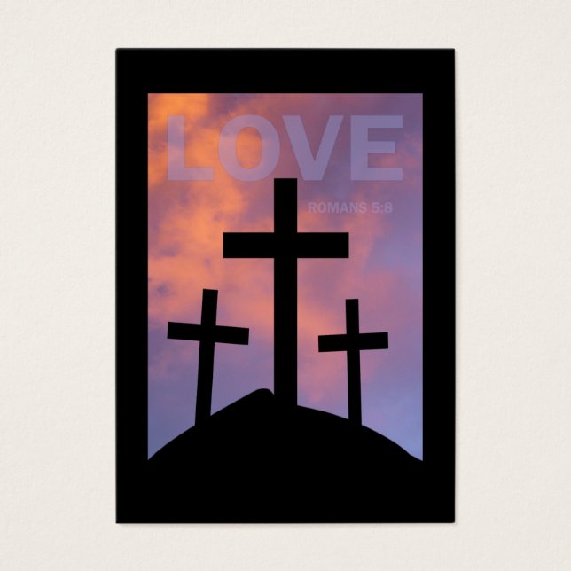 AMOR - Romanos 5:8 Tarjetas Tract / (Frente)