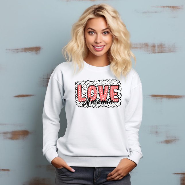 Amor romántico Dalmación Rosa Imprimir camiseta (Subido por el creador)