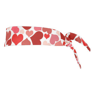 Amor romántico del corazón rosado rojo