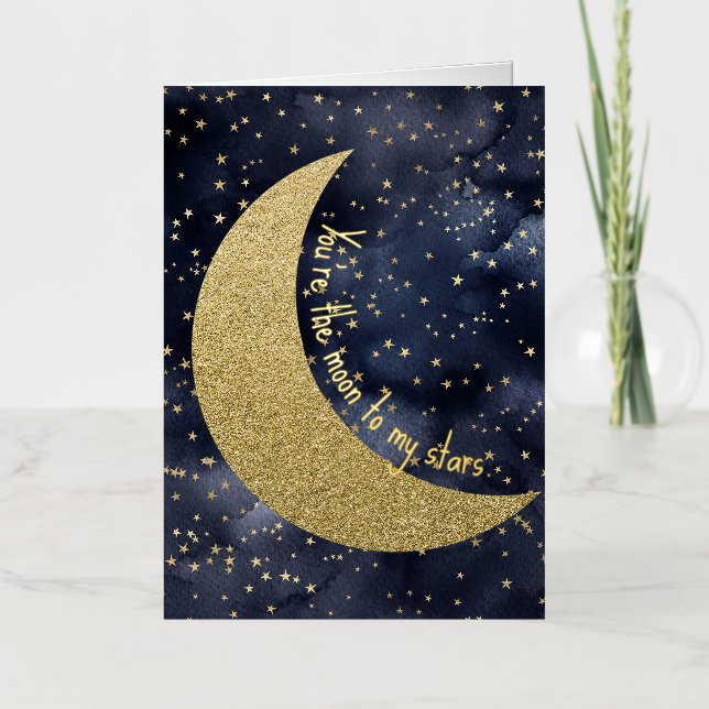 Amor Romántico Luna y Estrellas (Anverso)