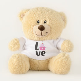 Amor romántico Oso de peluche, mensaje Personaliza