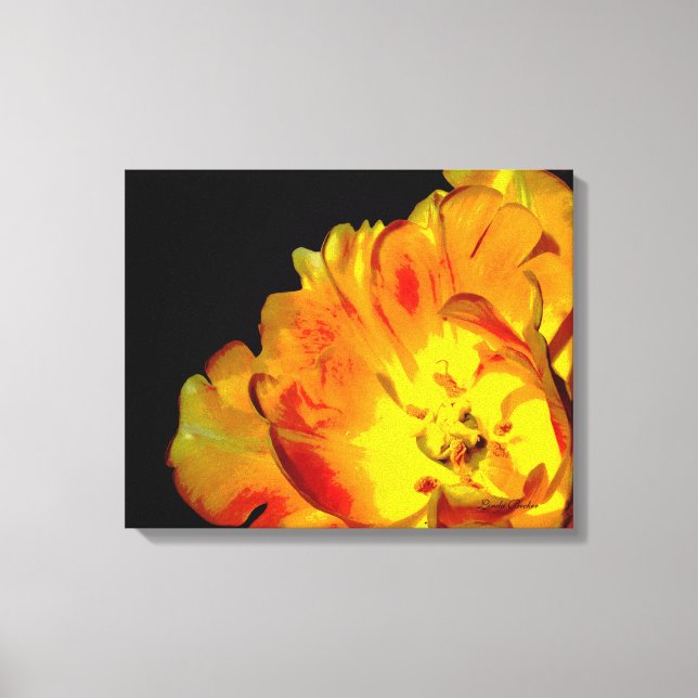 Amor sin fin de Linda Becker sobre lienzo (Anverso)