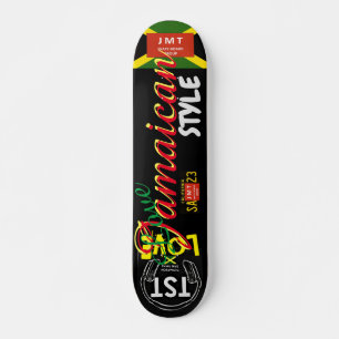 AMOR Skateboard DE ESTILO JAMAICANO, 777" Deck