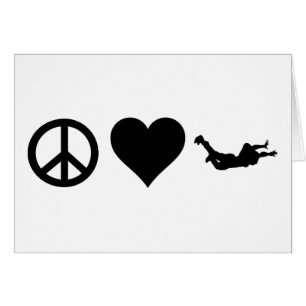 Amor Skydiving de la paz