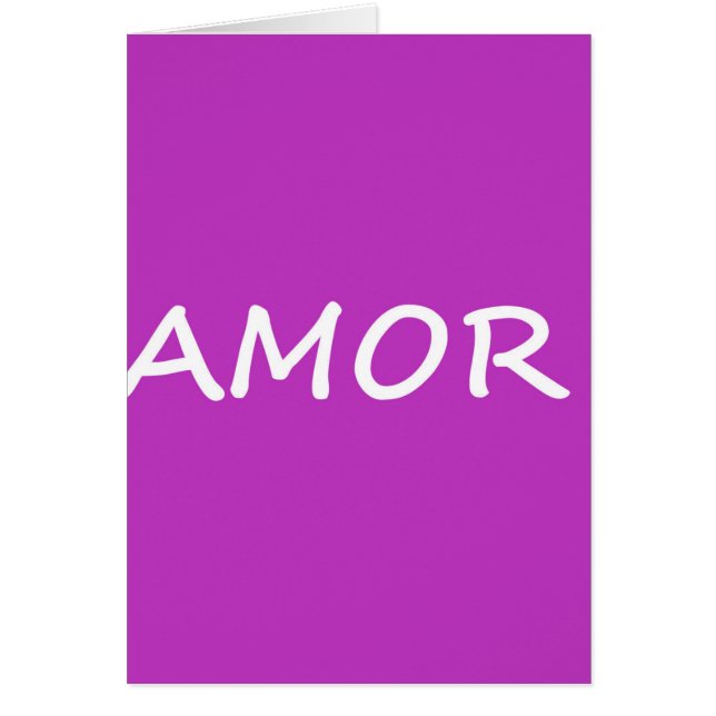 Amor, Spanish Love (Frente)