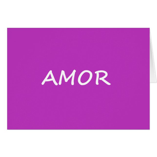 Amor, Spanish Love (Anverso (Horizontal))