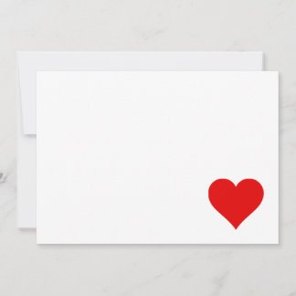 Amor - Tarjeta de invitación al corazón