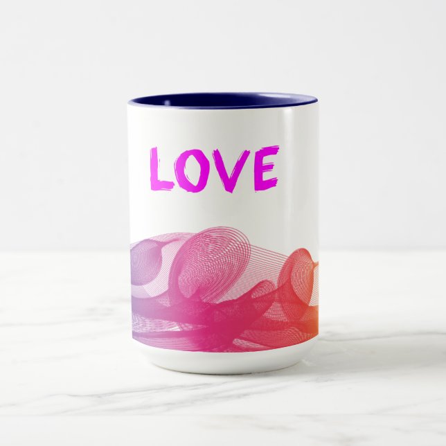 "AMOR" taza de café. (Centro)