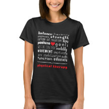 Amor Terapia Física Palabra Arte Camiseta