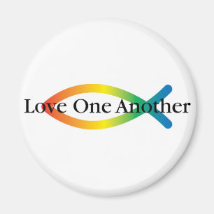 Amor un otro imán de los pescados de arco iris