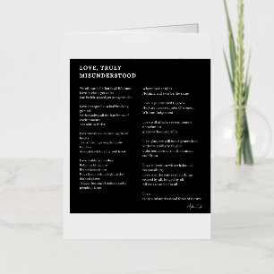 Amor verdaderamente malinterpretado poema poesía
