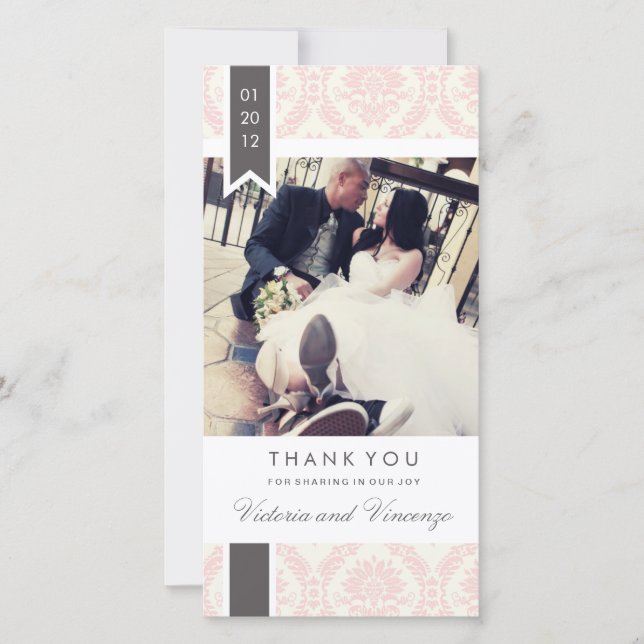 AMOR VERDADERO | AGRADECIMIENTO DE BODAS (Anverso)