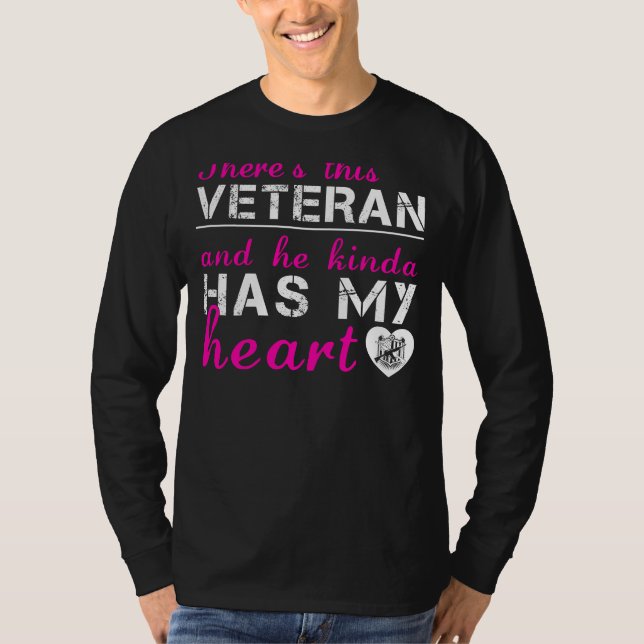 Amor Veterano: Tiene Una Camiseta Para Mi Corazón (Anverso)