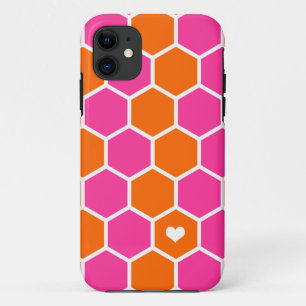 "Amor Vibrante Rosa Y Naranja" Funda de iPhone 5/5