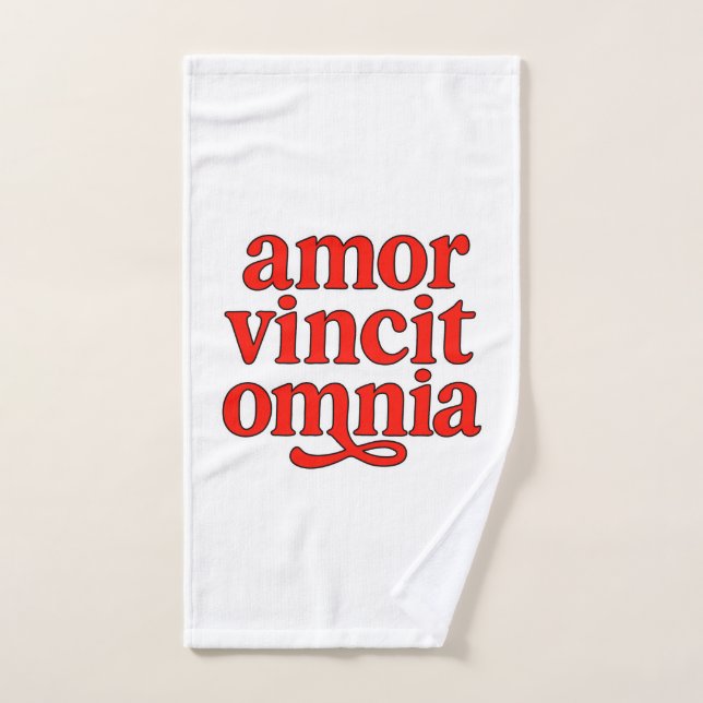 Amor vincit omnia (Toalla de mano)