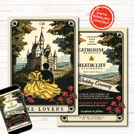 Amor vintage | Invitación a la boda tardía