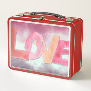 Amor: WaterColor Lunch Box
