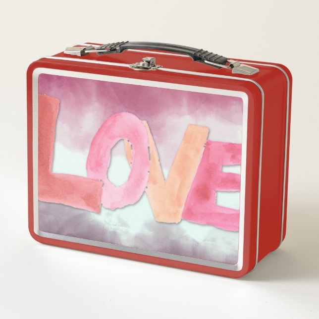 Amor: WaterColor Lunch Box (Anverso)