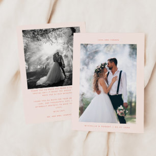 Amor y agradecimiento al Boda Minimalista Photo Pe
