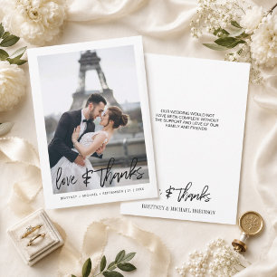 Amor y Agradecimiento de Tipografía Moderna Foto B