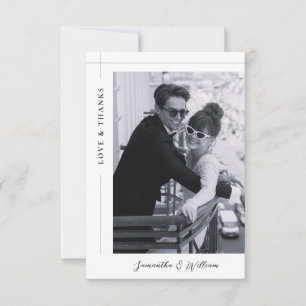Amor y agradecimiento Foto de boda en blanco y neg