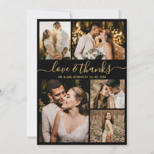 Amor y Agradecimiento Fotografía de Colaje de Boda