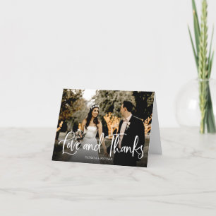 Amor Y Agradecimiento Lindo Agradecimiento De Boda