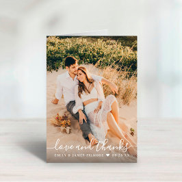 Amor y agradecimiento por escritura manuscrita Bod