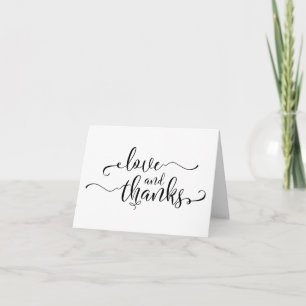 Amor y agradecimiento sutil y elegante con letra s