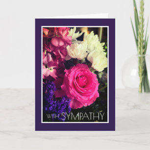 ¡Amor y condolencias! Tarjeta de simpatía especial