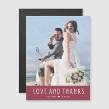 Amor y gracias Boda fotográfico moderno Gracias
