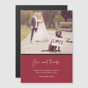 Amor y gracias Boda Rojo.