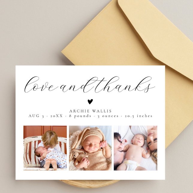 Amor y Gracias Foto de Anuncio de Nacimiento de Be (Subido por el creador)