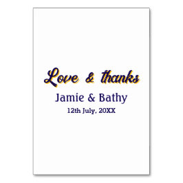 Amor y gracias pareja nombre fecha naranja morado