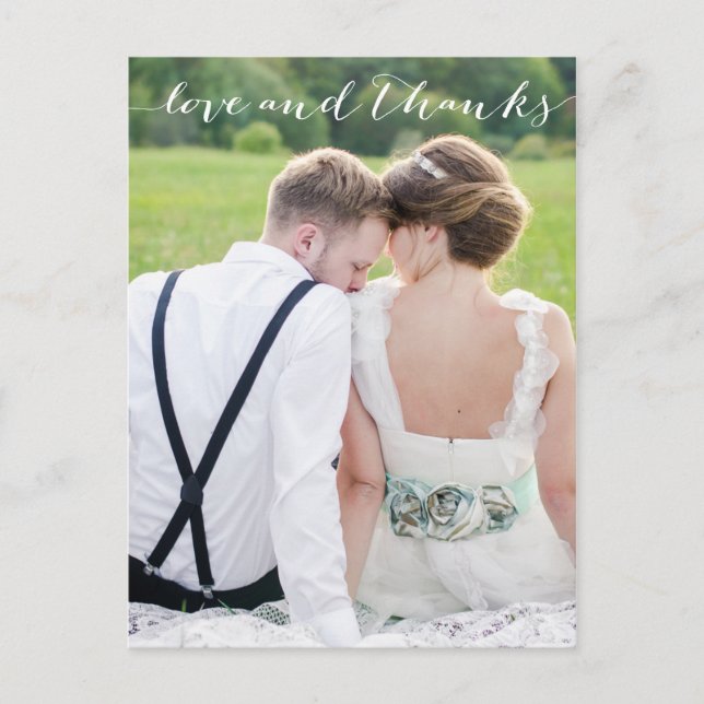 AMOR Y GRACIAS POSTAL (Anverso)