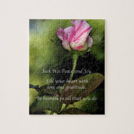 Amor Y Gratitud Personalizado Jigsaw Puzzle