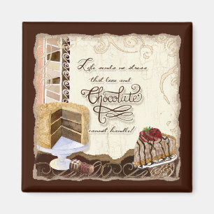 Amor y imán del chocolate