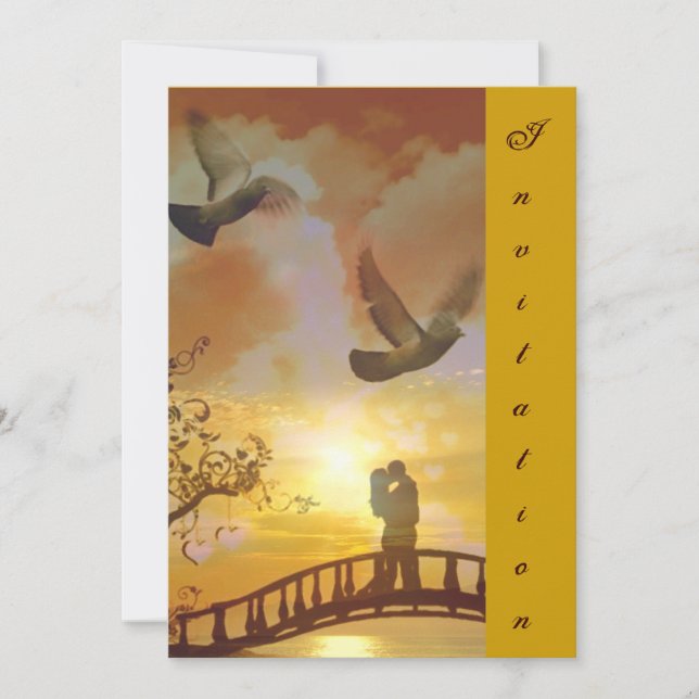 Amor y la invitación del atardecer (Anverso)